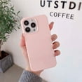 thumbnail image 1 of Fashion Soft Matte Solid Color Shockproof Phone Case for IPhone 14 Plus 13 12 11 Pro Max Silicone Back Cover for IPhone 13pro LXY, 1 of 7