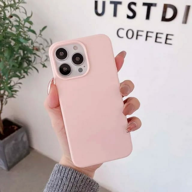 Fashion Soft Matte Solid Color Shockproof Phone Case for IPhone 14 Plus 13 12 11 Pro Max Silicone Back Cover for IPhone 13pro LXY
