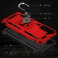 thumbnail image 5 of SaniMore Tri-layer Case for Samsung Galaxy S23 FE 2023, 360° Rotating Holder/Kickstand Rugged PC Back + TPU Bumper Magnetic Car Mount Anti-fingerprint Anti-fall Heavy Duty Protective Shell, Red, 5 of 7