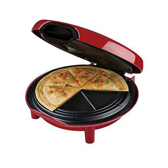 George Foreman Electric Quesadilla Maker, Red, GFQ001