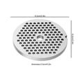 thumbnail image 6 of 3mm/5mm/7.5mm Hole Meat Grinder Blade Meat Grinder Crusher Mincer Plate Disc Knife Kitchen Appliance, 6 of 6