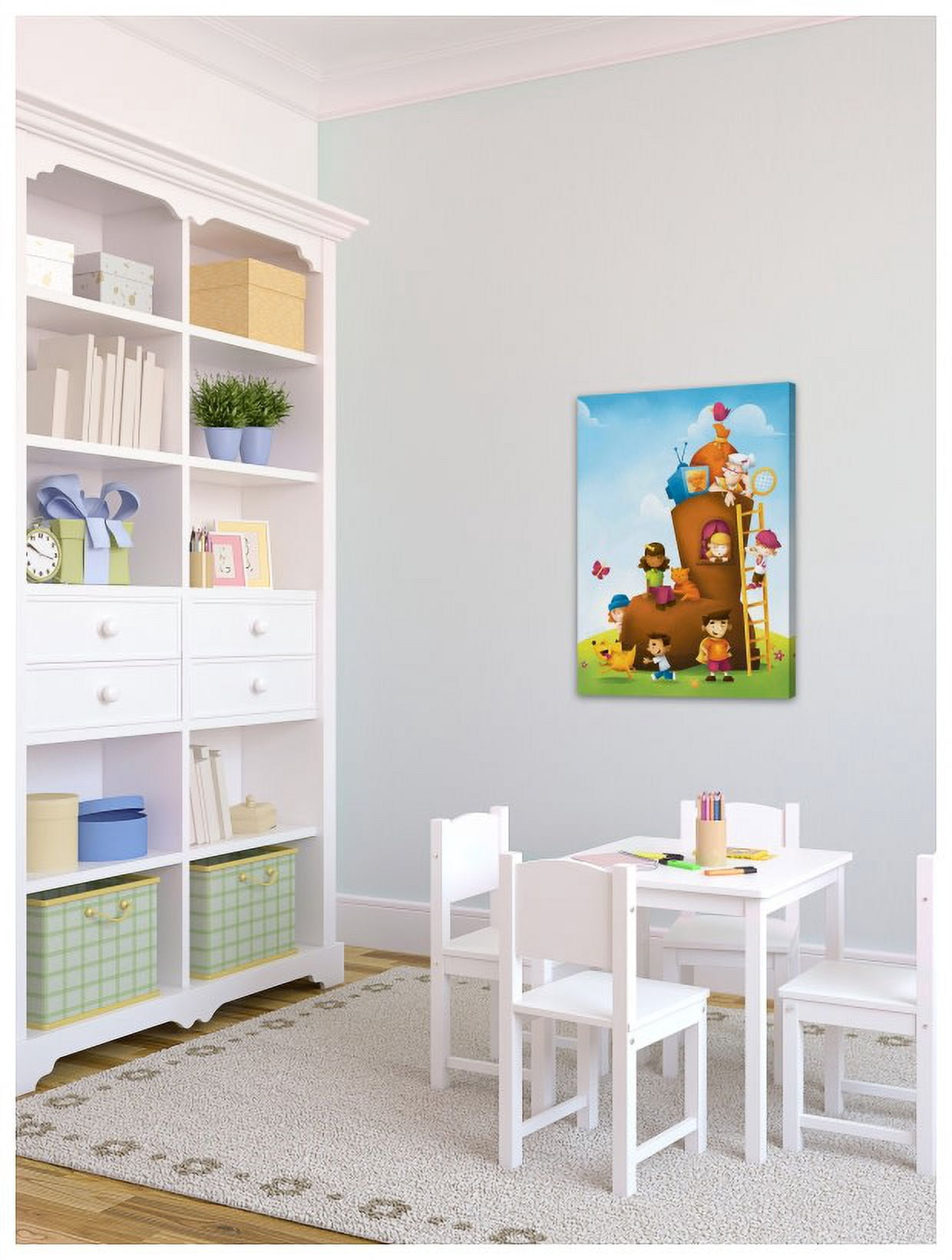 Marmont Hill "Shoe House II" by Curtis Painting Print on Canvas