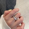 thumbnail image 3 of Anillo De Plata De Oro Elegante Para Las Mujeres De La Serpiente De Montaña Camelia Mariposa Rosa Circón Corazón Anillos De Alas De Ángel Ópalo Aceite Gota Geometría Dedo Accesorios Joyería, 3 of 4
