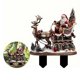 thumbnail image 3 of Acrylic Garden Stakes Christmas 2D Acrylic Yard Art Decorative Reindeer Stakes Holiday Lawn Decor for Fences Landscape, 3 of 5