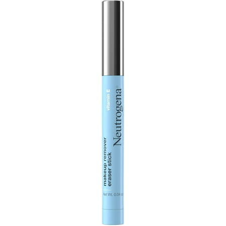 3 Pack - Neutrogena Makeup Remover Eraser Stick with Vitamin E, Travel-Friendly Makeup Removing Gel Pen for On-the-Go Touch-Ups 0.04 oz
