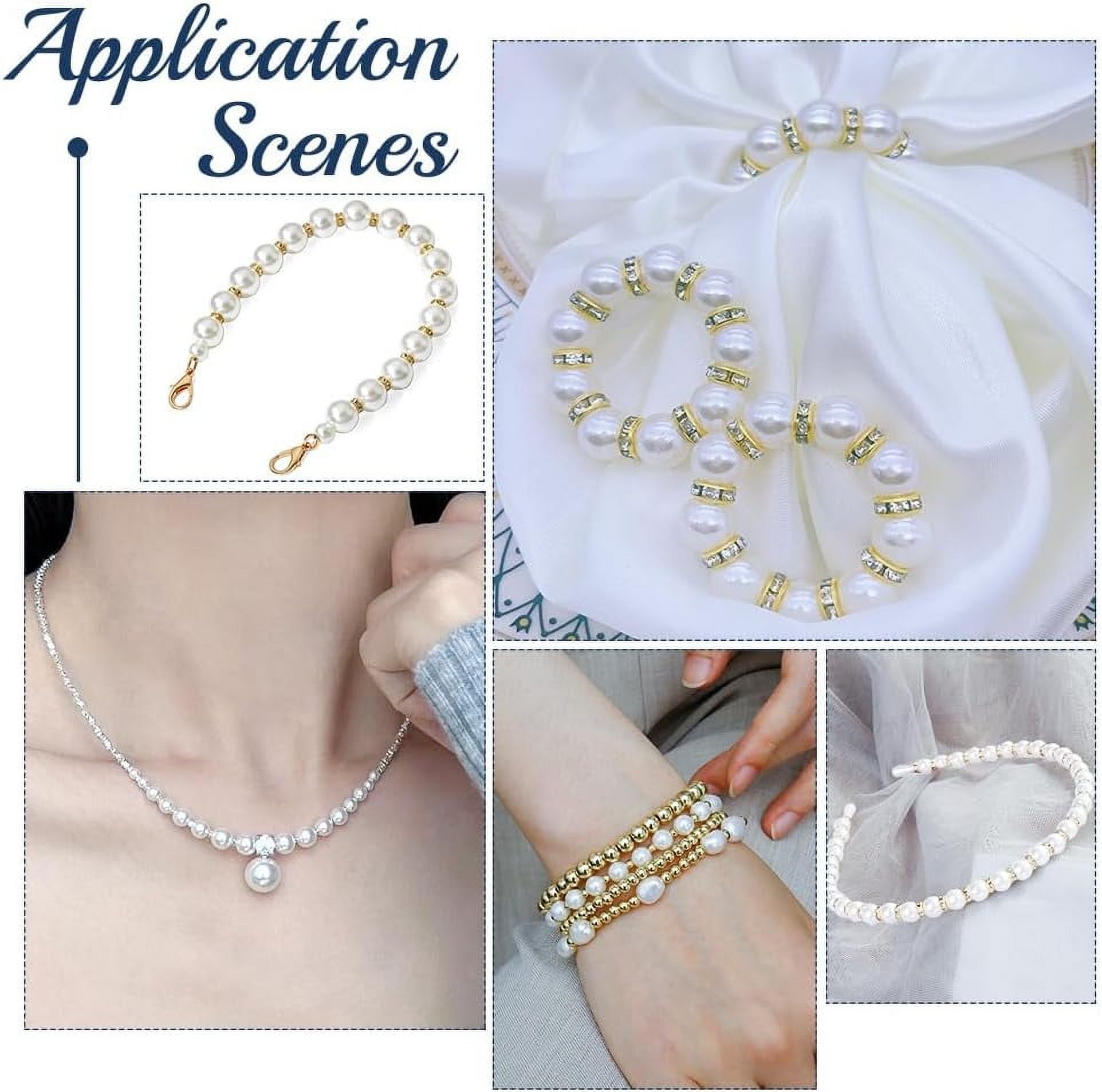 1 Set DIY Beads Kit including Acrylic Beads with CCB Plastic Beads Iron Rhinestone Spacer Beads Mixed Shapes 3~13x3~12x2.8~12mm Hole: 1~2mm 1750pcs/set