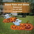 2Sets Halloween Yard Stakes Halloween Lawn Stakes Cute Pumpkin Yard Sign for Halloween Garden