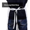 thumbnail image 3 of 2 Packs Kitchen Apron with 2 Adjustable Pockets Home Cooking Aprons for Women Men Chef (Wh, 3 of 5