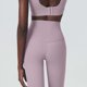 thumbnail image 4 of Pincandy Women's High Waist Elastic Waist Yoga Pants, Solid Color, 5-Point Length, Fitness & Daily Use, 4 of 4