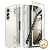 i-Blason Samsung Galaxy Z Fold 5 Full-Body Protective Cell Phone Case with Glass Protector, Clear