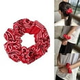thumbnail image 4 of 5PCS Bandana Scrunchy Hair Ties, Cotton Floral Print Scrunchies, Elastic Hair Bands Scrunchy Hair Ties for Women Girls, 4 of 5
