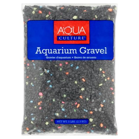 Saltwater Aquarium Gravel - (2 Pack) Aqua Culture Neon Starry Night Aquarium Gravel, 5 lb