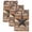 Khaki, variant on Yellow Brown Texas Star Microfiber Kitchen Towel, Retro Country Star Farmhouse Wooden Soft Absorbent Dish Towels, Quick Drying Washable Dishcloths for Kitchen Cleaning, Drying Dishes, 18x28 Inches