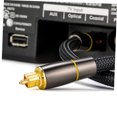 thumbnail image 4 of unbranded Cable De Audio Digital Óptico Negro Con Malla Para Barra De Sonido Y Televisor, 4 of 8