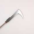 thumbnail image 4 of 1 crack weeder Stainless steel manual weeder L-shaped pulling knife shovel sickle tool Weeding and pulling garden rake 11 teeth (11 tooth weed rake), 4 of 6