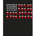 thumbnail image 2 of Americana Beer Pong Flag Black Adult Long Sleeve Hoodie-XXL, 2 of 3