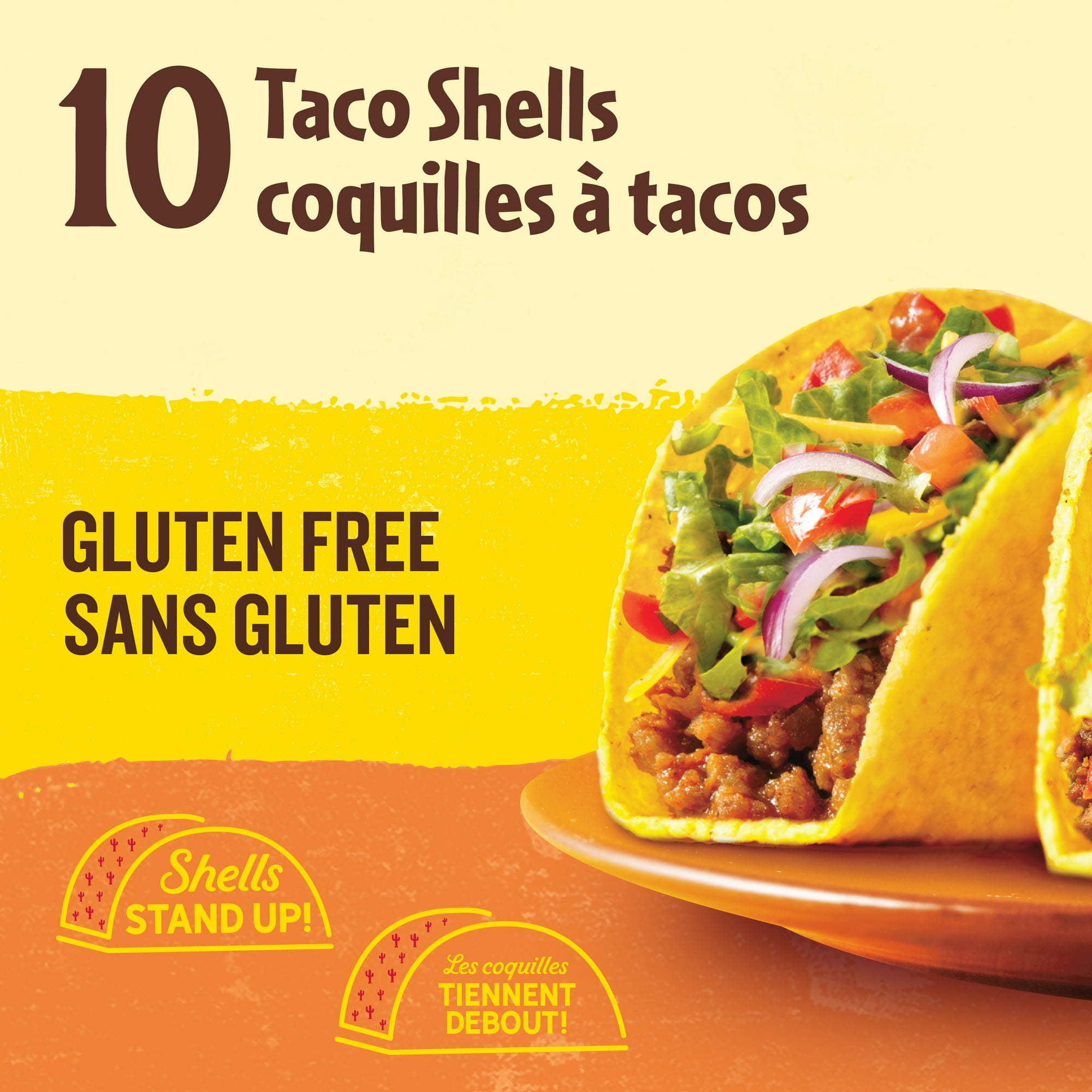 Old El Paso Stand n' Stuff Taco Shells, Gluten Free, 133 g, 10 ct