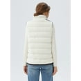 thumbnail image 2 of Orolay Women's Casual Fleece Down Vest Warm Outwear Shaggy Shearling Vest with Stand Collar, 2 of 5