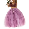 thumbnail image 3 of EIMELI Jupe à Bulles pour Femmes Jupe en Tulle Ajustable Taille Nouée pour Mariage Fête Photographie, 3 of 6