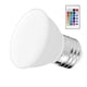 thumbnail image 1 of Bearachild Bombilla LED E27 Bombilla que cambia de color RGB Bombilla de luz blanca Bombilla de lámpara regulable de repuesto con control remoto Modo de Iluminación novedosa No.2 Bearachild HA027051-02, 1 of 1