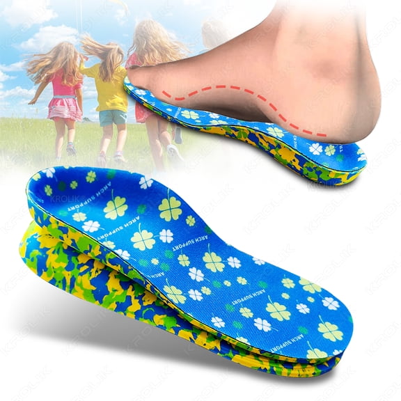 Children Kids Orthotics Insoles Pads Orthopedic Insole Sole Shoe Inserts for Kids Flat Feet Correction Arch Support foot Care