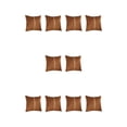 thumbnail image 2 of Funda de Cojín Billuyoard 2 Piezas Terciopelo Raya Dorada Café Type2 NO2, 2 of 6