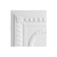 thumbnail image 1 of Fasade Easy Installation Rosette Gloss White Glue Up Ceiling Tile/ Ceiling Panel (12" X 12" Sample), 1 of 3