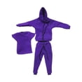 thumbnail image 1 of Figura a escala 1:12 Ropa para figuras de acción Prendas de vestir para figuras de acción Decoración para casas de muñecas Ropa de moda para muñecas púrpura, 1 of 7