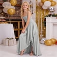 thumbnail image 7 of Byoo Tween Girls Party Dress Solid Color Satin Bodice Maxi Dress Versatile Spaghetti Strap Gown for Kids, 7 of 7