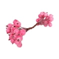 thumbnail image 1 of jifeng Artificial Frosted Holly Berries DIY Christmas Tree Decorations Fake Berries PInk, 1 of 9