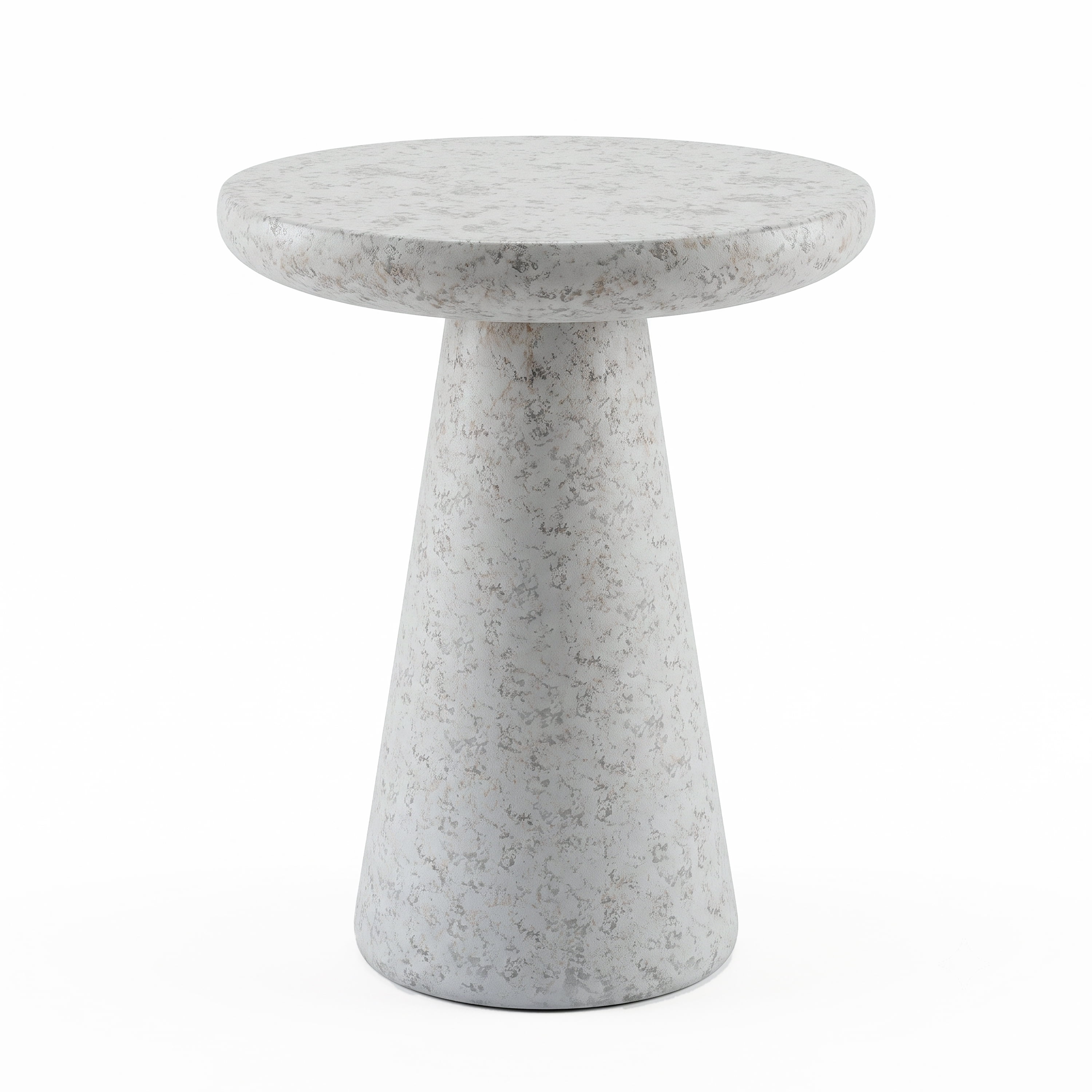 Mushroom MGO Side Table – Durable Construction, Compact Design, Cloud Ceramic White