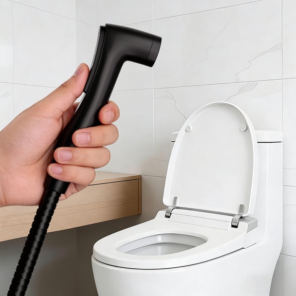 Versatile Handheld Bidet Sprayer for Toilet, Adjustable Pressure Stainless Steel Sprayer