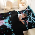 thumbnail image 4 of Manfei Baseball Ice Cream 7-Piece Twin Bedding Sets,Letter K Monogrammed Bedding Comforter Set For Boys Girls Reversible, 4 of 6