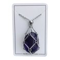 thumbnail image 2 of POINTERTECK Collier Porte-Pierre en Cristal Longueur Réglable Pendentif en Cristal Cordon de Collier Réglable Porte-Cristal pour Femmes Hommes, 2 of 5