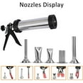 thumbnail image 4 of GoXteam Beef Jerky Gun Kit, Stainless Steel Meat Gun for Homemade Beef Jerky and Sausages, Perfect Beef Jerky Maker and Jerky Kit, 4 of 7