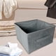 thumbnail image 3 of Organizador de cajones para ropa interior, contenedor de almacenamiento plegable con asas, organizador de ropa para el hogar, trastero, dormitorio, 3 of 9