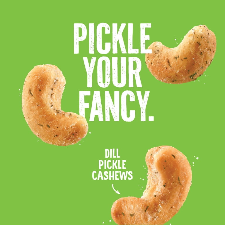 Emerald Nuts, Dill Pickle Cashews, 5 oz Resealable Bag - Walmart.com
