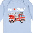 thumbnail image 4 of Inktastic I'm 1 Fire Truck 1st Birthday Boys or Girls Long Sleeve Baby Bodysuit, 4 of 5