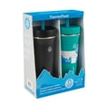 thumbnail image 2 of Thermoflask 32oz Insulated Standard Straw Tumbler, 2-Pack, Black/Teal Green, 2 of 6