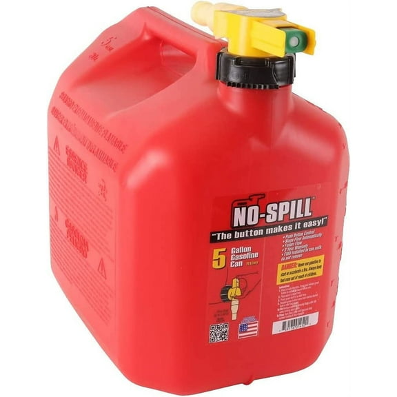 No-Spill 1450 5-Gallon Poly Gas Can CARB Compliant