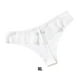thumbnail image 3 of Minnieouse Bragas de tiro bajo, tanga, ropa interior para mujer, Tanga, diseño de encaje, mano de obra fina, elasticidad, ropa de dormir calada Ropa interior Blanco SG, 3 of 6