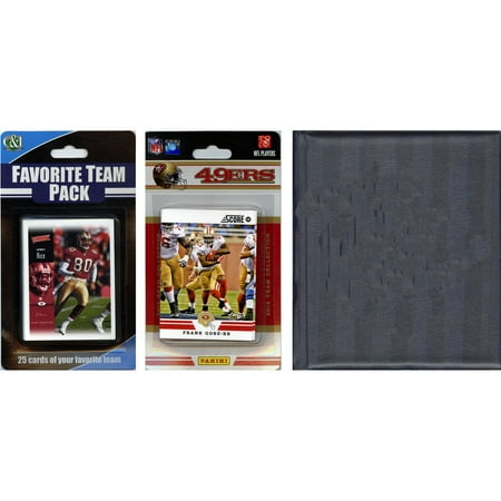 Sofa Stores San Francisco C&I Collectables NFL San Francisco 49ers Licensed 2012 Score Team Set and Favorite Player Trading Card Pack Plus Storage Album ()