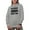 Heather Grey, variant on I'm Almost a Millionaire, I Have All the Zeros, Now I Just Need a One, Joke Quote, White Hooded Sweatshirt or Hoodie, 3XL