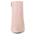 thumbnail image 3 of Unique Bargains Women's Pointed Toe Zip Stiletto Ankle Boots, 3 of 7