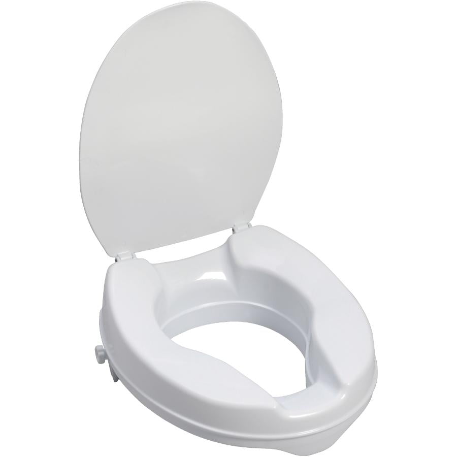 Raised 2 inch(s) Plastic Toilet Seat, with Lid Walmart Canada