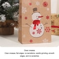 thumbnail image 3 of Injueey Bolsas de regalo navideñas de elementos únicos Amplia gama de usos Bolsas de papel marrón navideñas ampliamente utilizadas Kits de decoración para fiestas 025-4 21*15*8, 3 of 6