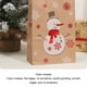 thumbnail image 3 of Billuyoard Amplia gama portátil ampliamente utilizada de la capacidad grande de las bolsas de papel de Brown de la Navidad de usos Kits de decoración para fiestas 025-6 21*15*8, 3 of 6