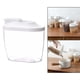 thumbnail image 2 of Contenedor de almacenamiento de alimentos secos de cereales grandes Contenedor de plástico Tapa hermética Adecuado para cereales, harina, azúcar, café 1000ml Soledad contenedor de almacenamiento de cereales, 2 of 10
