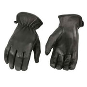 Milwaukee Leather Women's Deerskin Leather Thermal Driving Gloves, Black SH886