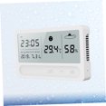 thumbnail image 3 of HINTRMENT Thermometer Hygrometer Room Electronic Thermometer White Plastic Touch Screen 1Pack, 3 of 8